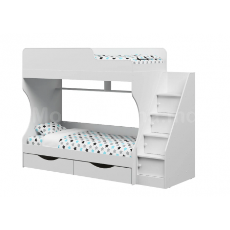 Pat pentru copii cu 2 nivele-PAL model A-13